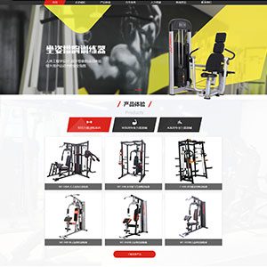 运动网站建设上线威*拓健身器材有限公司官网