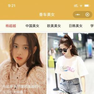 美女小程序制作技术难度分析香车美女图