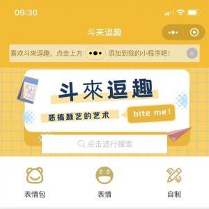 艺术小程序开发项目分析斗来逗趣