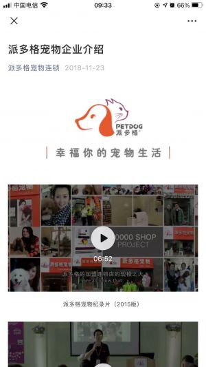 北京微信公众号开发_【派多格宠物】公众号的简介
