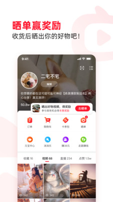 点淘-淘宝直播官方APP-购物商城APP定制开发创意设计欣赏