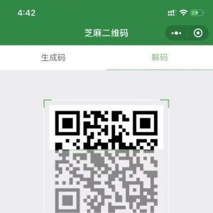 【芝麻二维码生成器】科技小程序开发项目分析