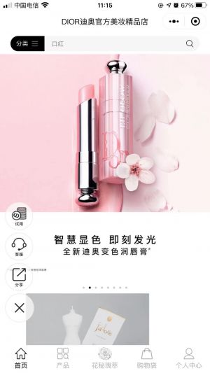 Dior迪奥官方商城小程序设计图1