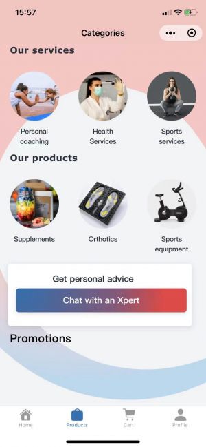 运动公众号开发_【XpertHealth】公众号二维码