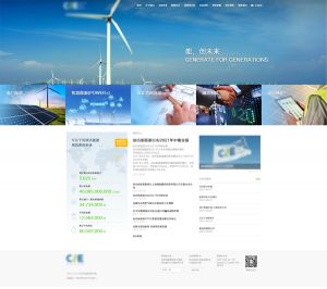 江苏网站建设平面设计案例作品*鑫新能源控股有限公司